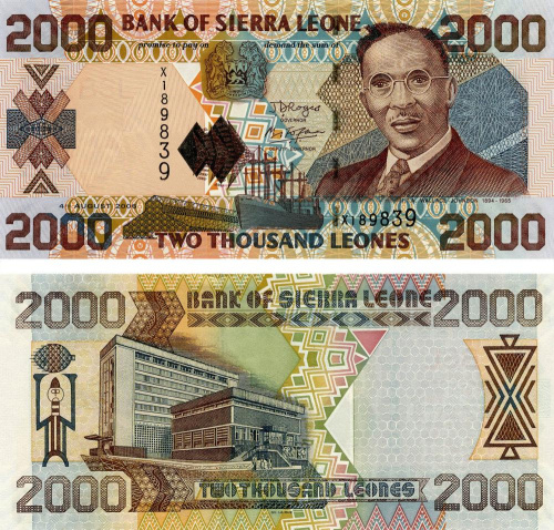 фото Сьерра-Леоне 2000 леоне 2006 UNC (P26c)