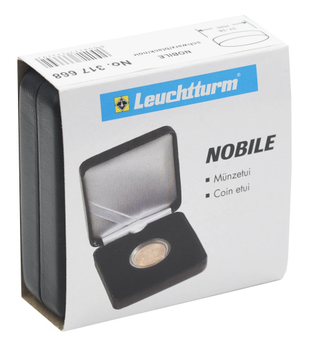 фото Футляр для монет до 38 мм черный Leuchtturm