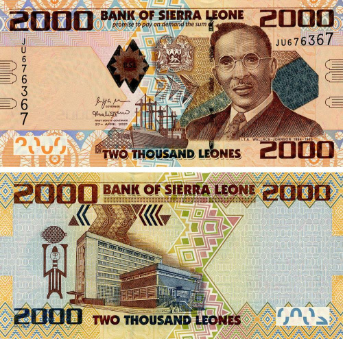 фото Сьерра-Леоне 2000 леоне 2021 UNC (P31)