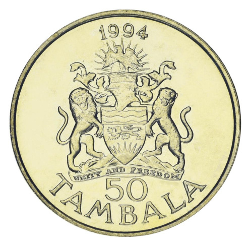 фото Малави 50 тамбал 1994 AU-UNC