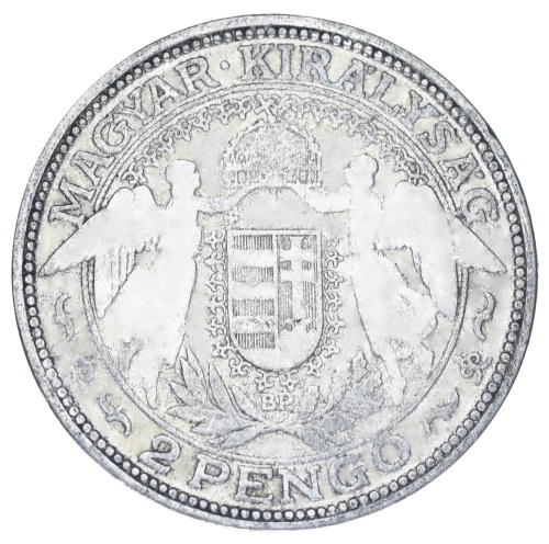 фото Венгрия 2 пенго 1929 Серебро F-VF