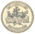 фото Япония 500 йен 2002 UNC Флора - Дерево Павловния (Кири)