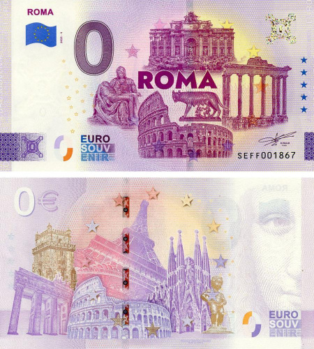 фото Италия 0 ЕВРО 2025 UNC Рим