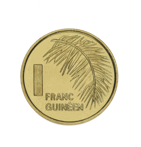 фото Гвинея 1 франк 1985 AU-UNC