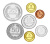 фото Сальвадор набор из 7 монет 1972-1999 AU-UNC 1, 2, 3, 5, 10, 25, 50 сентаво
