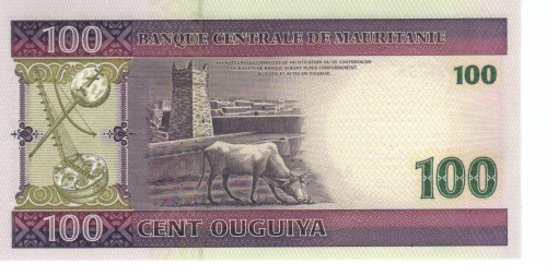 фото Мавритания 100 угий 2004 UNC (P10)