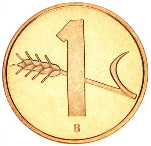 фото Швейцария 1 рапен 1986 UNC