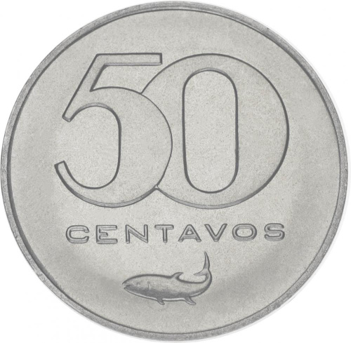 фото Кабо-Верде 50 сентаво 1977-1980 VF-AU