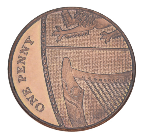 фото Великобритания 1 пенни 2008 AU-UNC