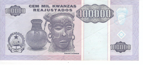 фото Ангола 100000 кванза 1995 UNC (P139)