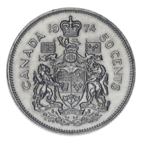 фото Канада 50 центов 1974 F-VF