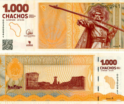 фото Аргентина 1000 чачо 2024 UNC (Pnew)