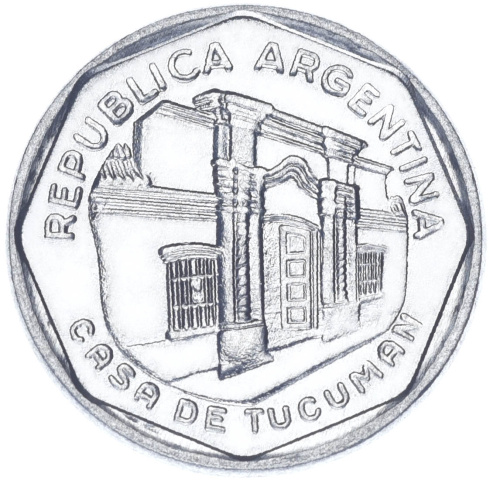 фото Аргентина 5 аустралей 1989 VF-AU