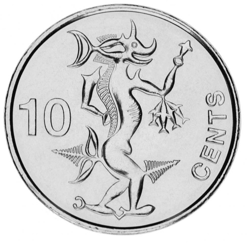 фото Соломоновы острова 10 центов 2012 UNC (KM#235)