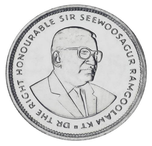 фото Маврикий 20 центов 1996 UNC