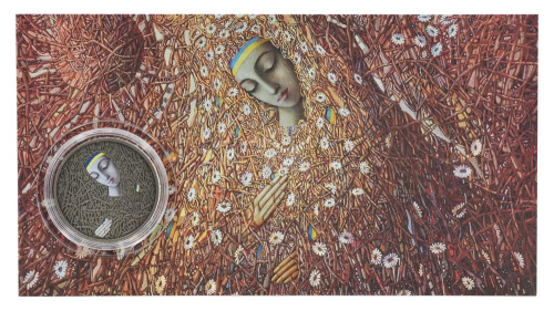 фото Украина 5 гривен 2024 UNC Плентанизм (Иван Марчук) в сувенирной упаковке