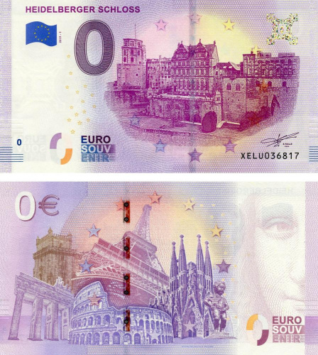 фото Германия 0 ЕВРО 2019 «Гейдельбергский замок» UNC