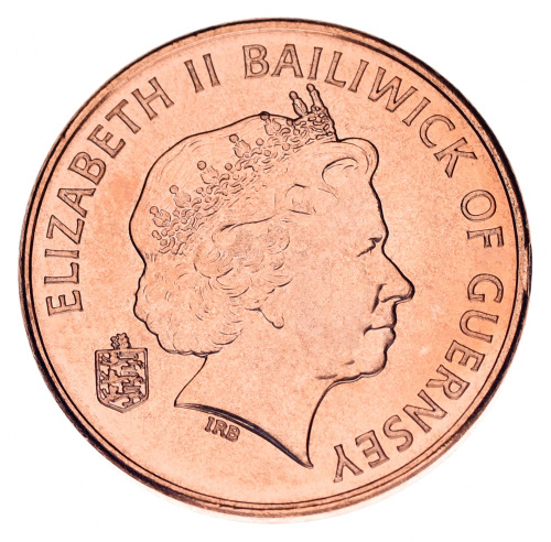 фото Гернси 2 пенса 2012 UNC Корова