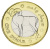 фото Палестина 1 динар 2010 UNC