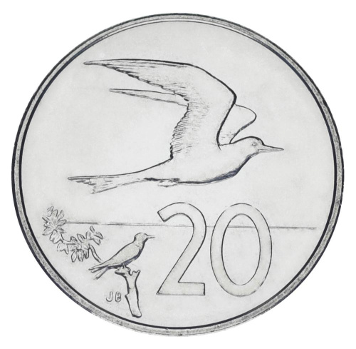 фото Острова Кука 20 центов 2015 UNC