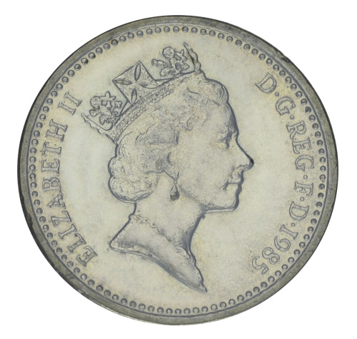 фото Великобритания 1 фунт 1985 F-VF