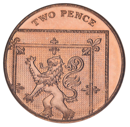 фото Великобритания 2 пенса 2011 F-VF