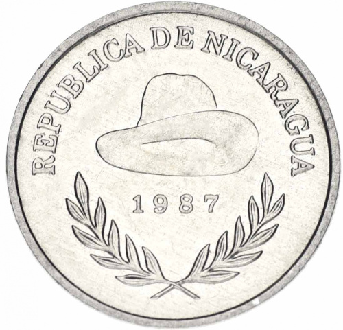фото Никарагуа 25 сентаво 1987 VF (KM#57)