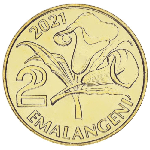 фото Свазиленд 2 эмалангени 2021 UNC