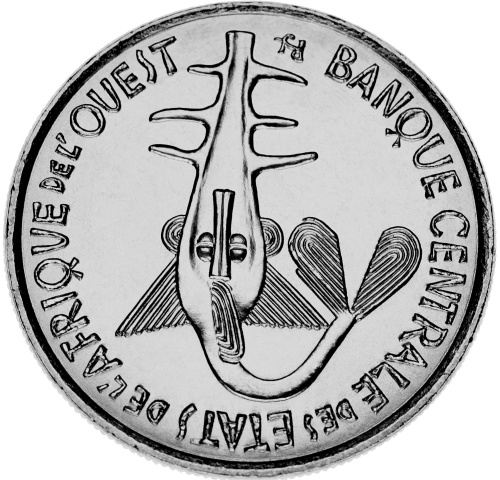 фото Западная Африка 100 франков 2004 UNC (KM#4)