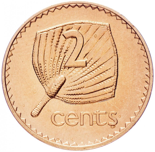 фото Фиджи 2 цента 2001 VF (KM#50a)
