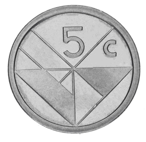 фото Аруба 5 центов 2020 UNC