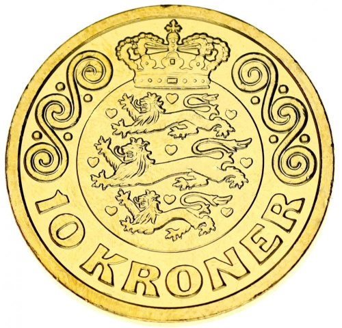 фото Дания 10 крон 2018 UNC