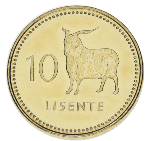 фото Лесото 10 лисенте 2023 Козел