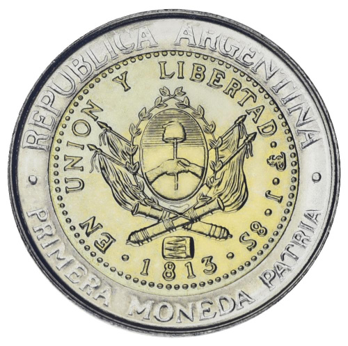 фото Аргентина 1 песо 2016 UNC