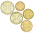 фото Югославия набор из 5 монет 1992 AU-UNC 1, 2, 5, 10, 50 динаров