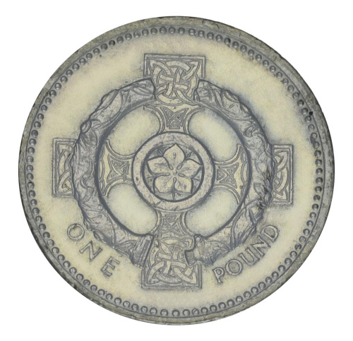 фото Великобритания 1 фунт 1996 F-VF