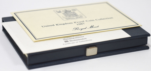 фото Великобритания набор из 8 монет 1987 Proof