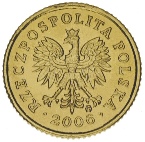 фото Польша 1 грош 2006 UNC