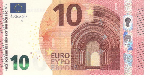фото Испания 10 евро 2014 VA V003 Драги UNC
