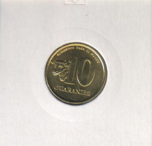 фото Парагвай 10 гуарани 1990 UNC (KM#178)