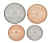 фото Оман набор из 4 монет 2015 UNC 5, 10, 25, 50 байза
